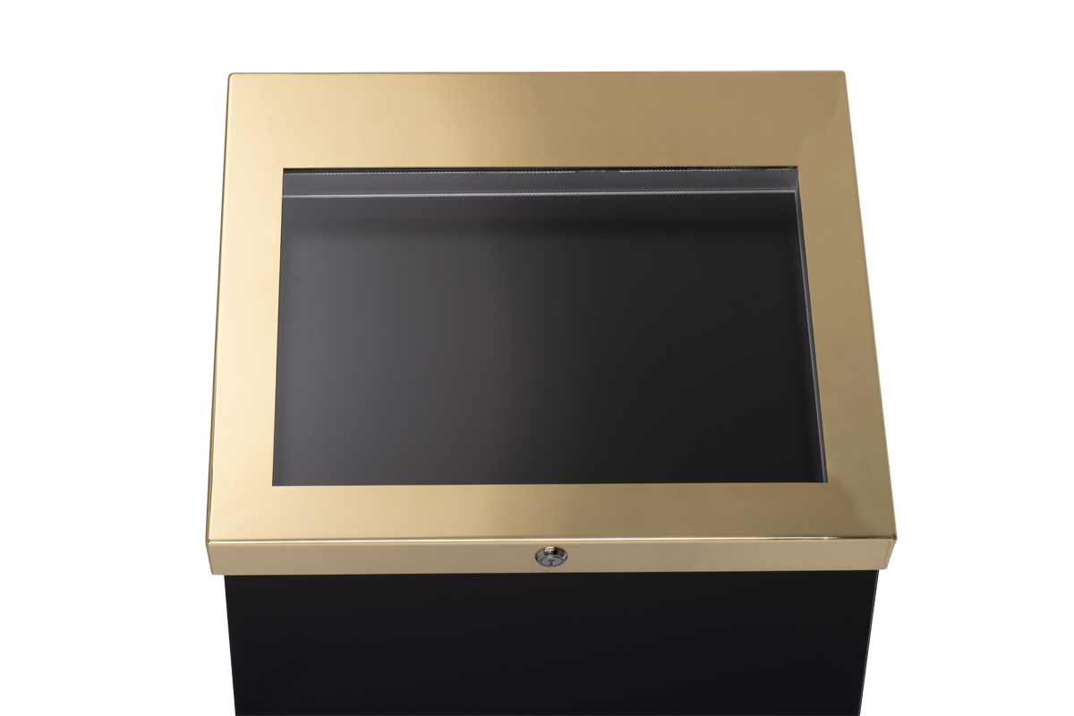 Z Lectern Black / Brass