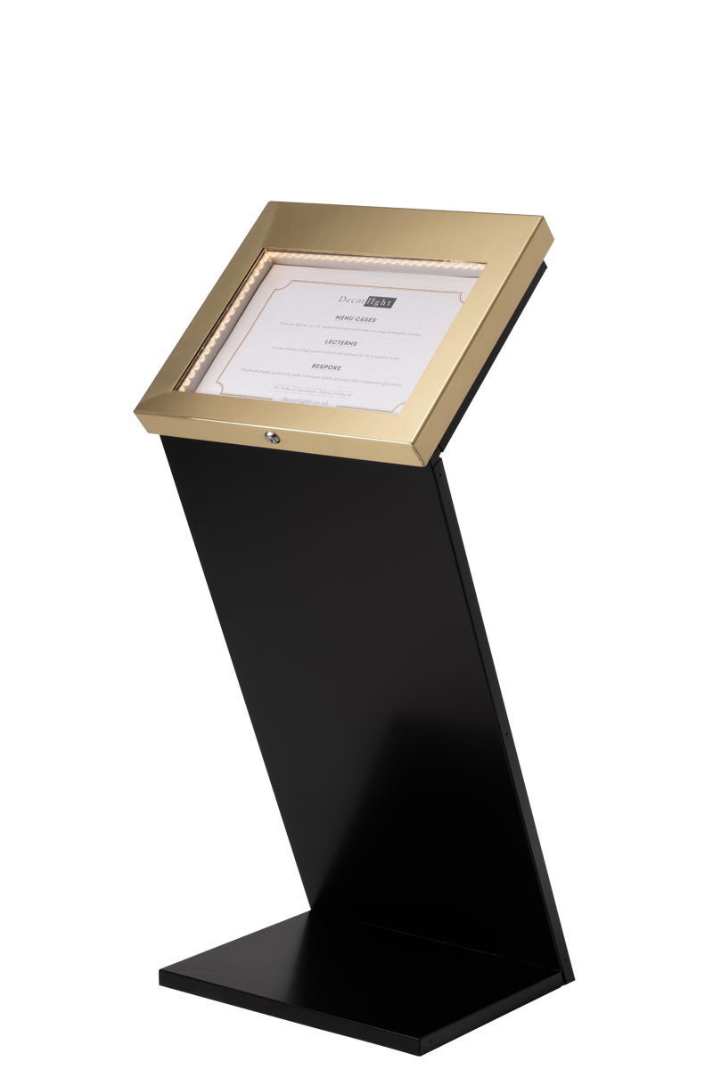 Z Lectern Black / Brass