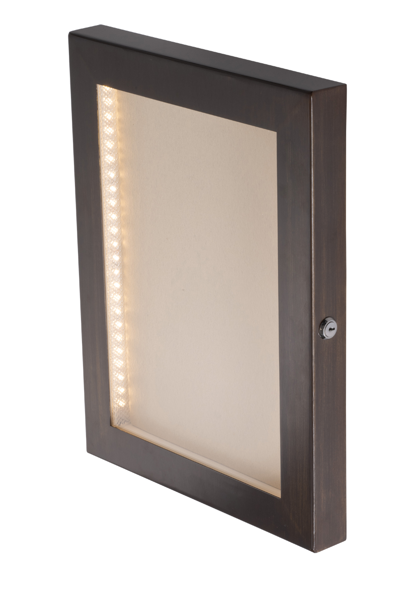 Cafe A3 Antique Bronze Menu Case