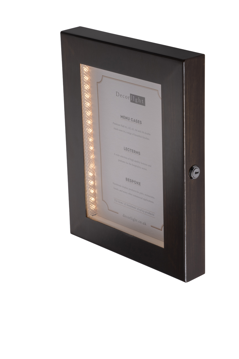 Cafe A4 Antique Bronze Menu Case