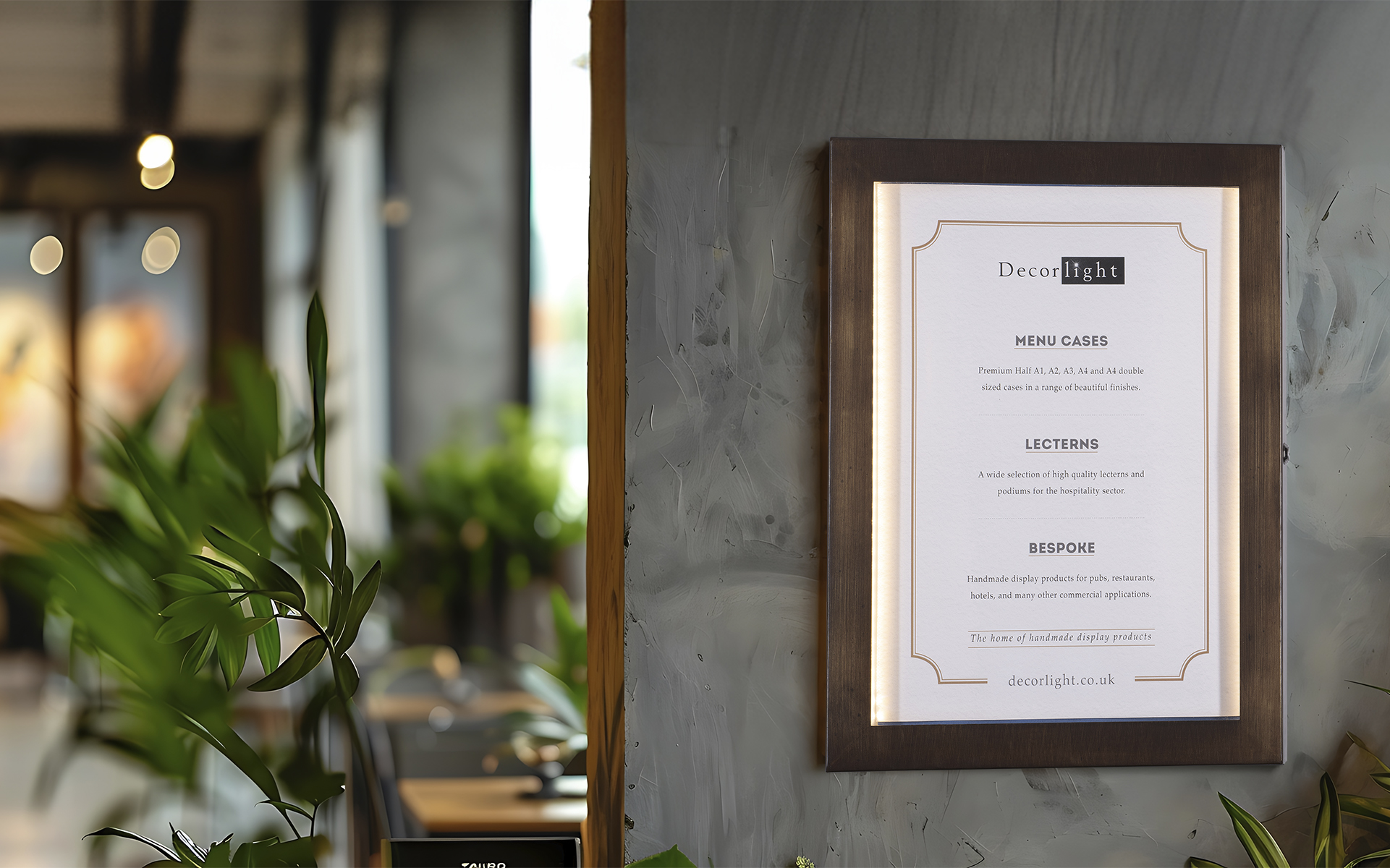 Decorlight Menu Cases